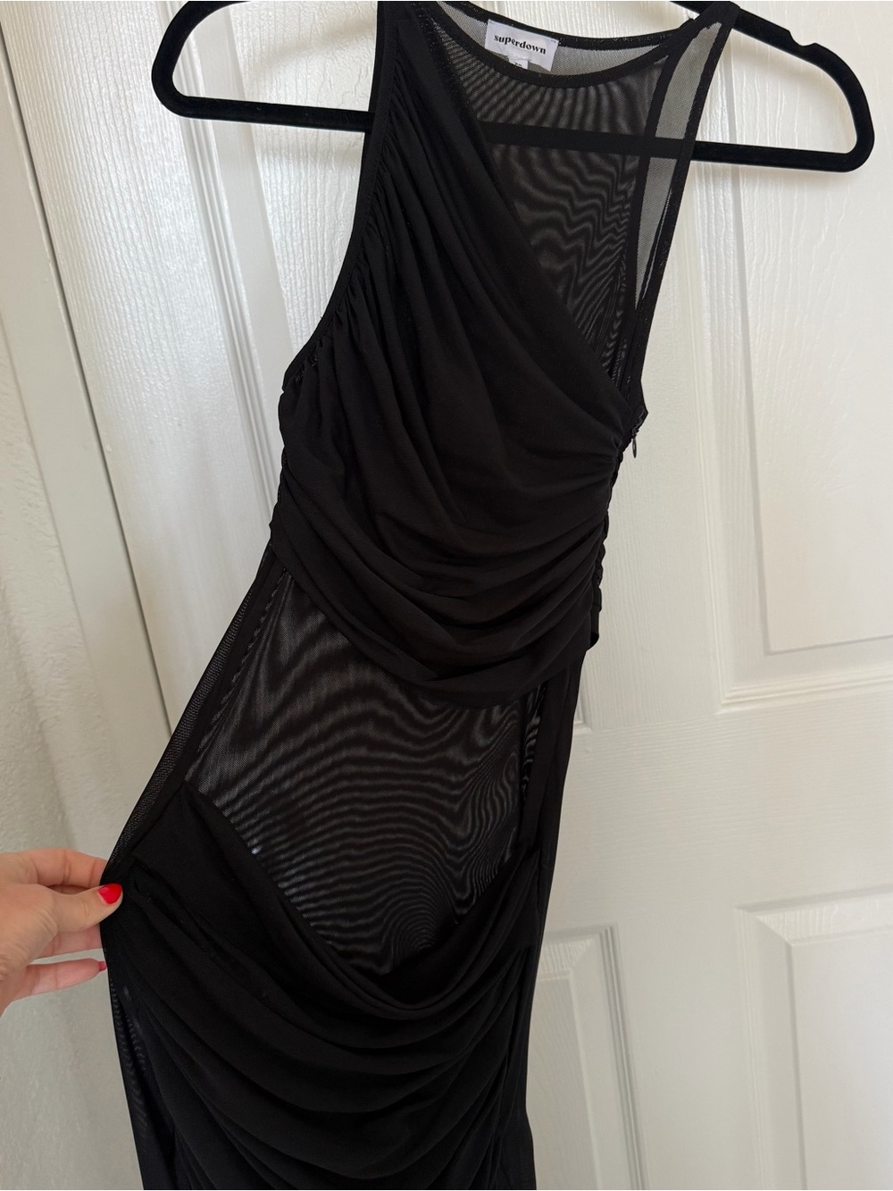 superdown Merri Maxi Dress in Black - Picture 6 of 6